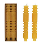 Honey Color Taper Candle