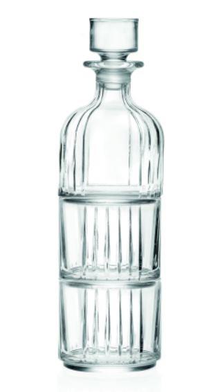 Stackable Decanter + Two Glass Set