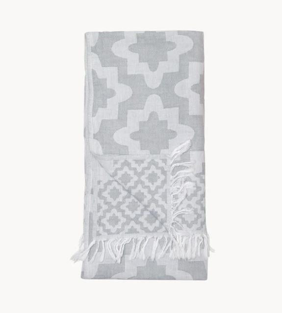 Palace Grey Turkish Towel/Scarf