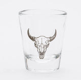 Buffalo Skull - Shot Glass