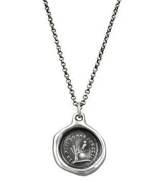 The Night is Full of Wisdom - Wax Seal Necklace