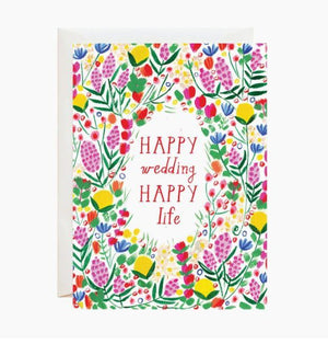 Happy Wedding Happy Life Card