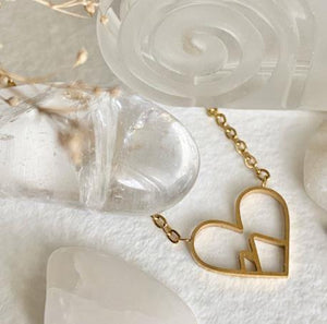 Heart of the Moutains Gold Necklace