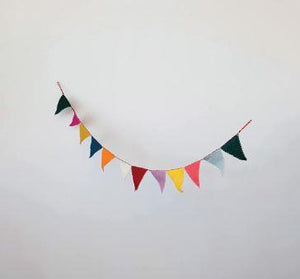 Multi Colored Pennant Garland