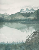 Canmore: Three Sisters - 11"x14" Art Print