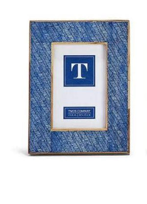 Shibori Diagonal Stripes Picture Frame 
