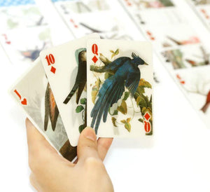 3-d birds playing card, full card deck featuring 3-d birds