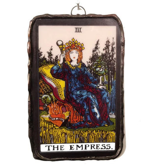 Empress Glass Tarot Petite Art Ornament
