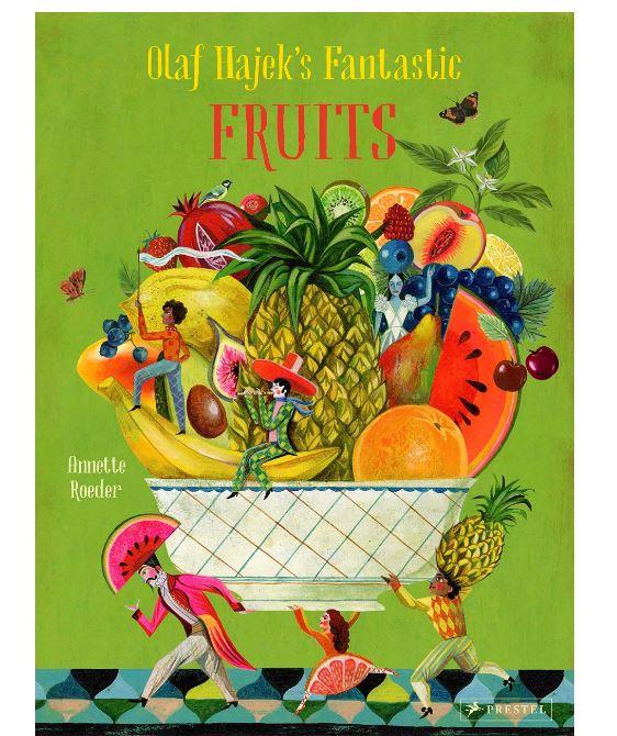 In this beautiful exploration of everyone’s favorite fresh food, Olaf Hajek’s brilliantly colored and uniquely stylized paintings are accompanied by informative texts that will enthrall readers of all ages. A fun art book to gift for the ar tlover