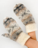 These Nordic Creme and Beige MIttens are super warm and cozy featuring a classic noridc design. The mitts are made of Icelandic wool with fleece inside to keep your hands warm during cold Canadian winters. Handmade in Canada