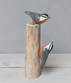 Red Breasted Nuthatch Decor