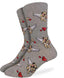 Cupid Pug Men's Socks