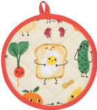 The Funny Foods Potholder/Trivet is adorable and quirky. A great addition to any home that has a good sense of humor.