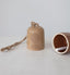 Earth Tone Stoneware Hanging Bell